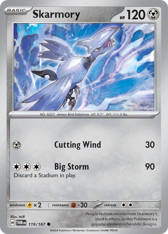 Skarmory [119/167] [Twilight Masquerade]