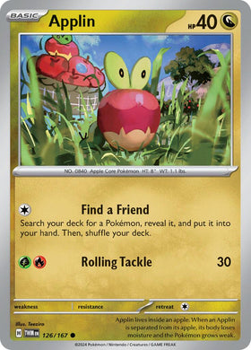 Applin [126/167] [Twilight Masquerade] Reverse Holofoil