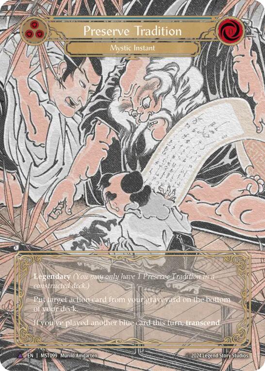 Preserve Tradition // Inner Chi (Marvel) [MST099] [Part the Mistveil] Cold Foil