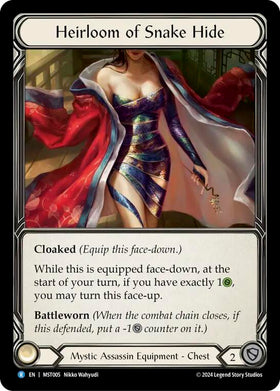 Heirloom of Snake Hide [MST005] [Part the Mistveil] Cold Foil