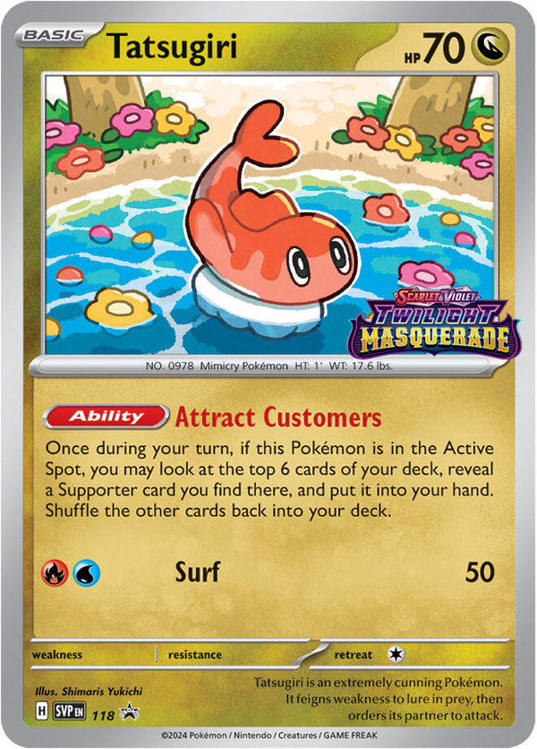 Tatsugiri [118] [Scarlet & Violet Promo Cards] Holofoil