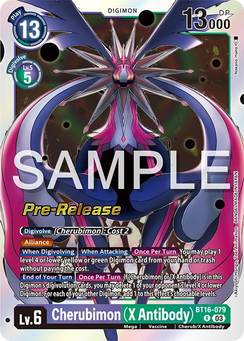 Cherubimon (X Antibody) [BT16-079] [Beginning Observer Pre-Release Cards] Foil
