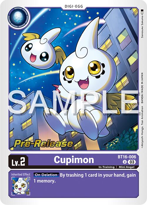 Cupimon [BT16-006] [Beginning Observer Pre-Release Cards] Foil
