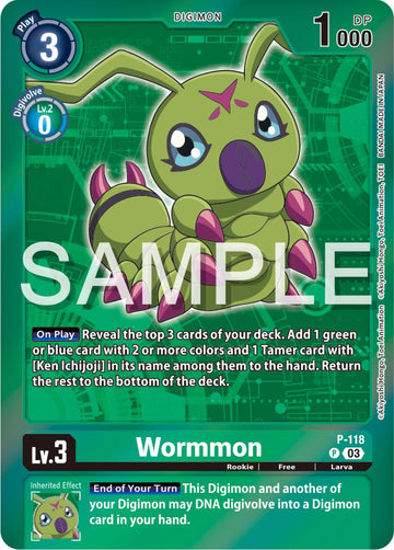 Wormmon (Digimon Adventure Box 2024) [P-118] [Digimon Promotion Cards] Foil