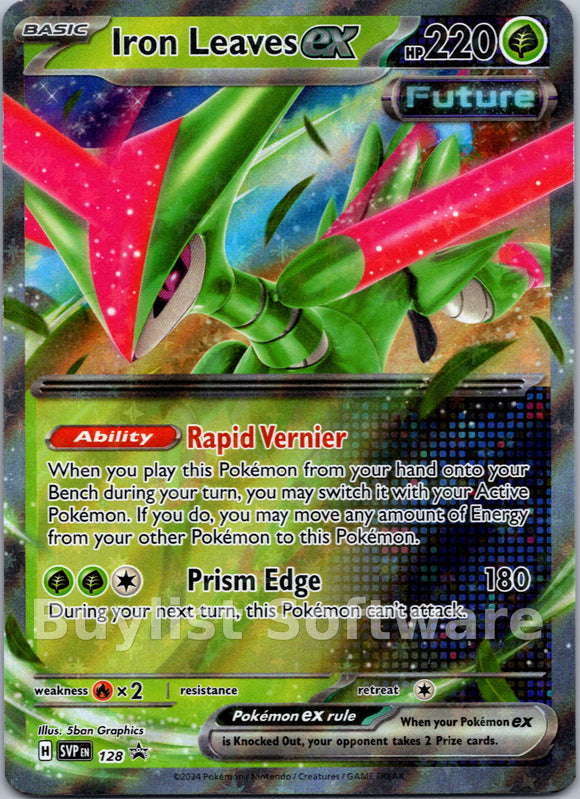 Iron Leaves ex [128] [Scarlet & Violet Promo Cards] Holofoil