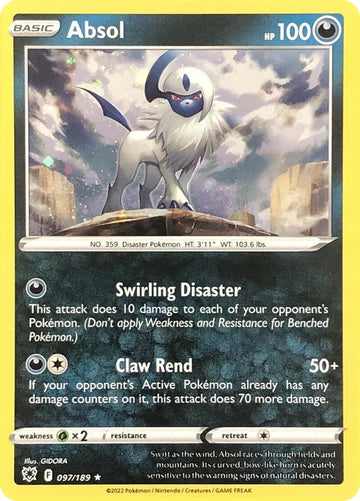 Absol (Cosmos Holo) [097/189] [Astral Radiance] Holofoil