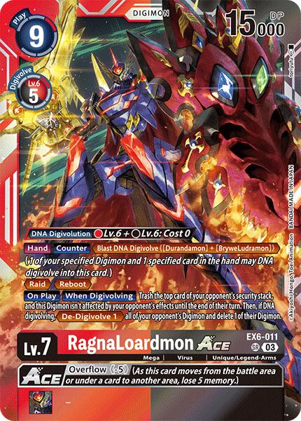 RagnaLoardmon ACE [EX6-011] [Infernal Ascension] Foil