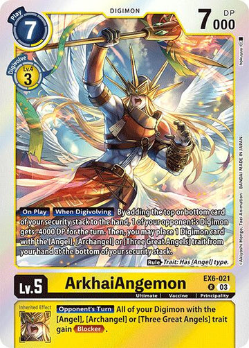 ArkhaiAngemon [EX6-021 R] [Infernal Ascension] Foil