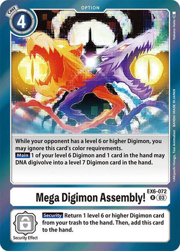 Mega Digimon Assembly! [EX6-072] [Infernal Ascension] Foil