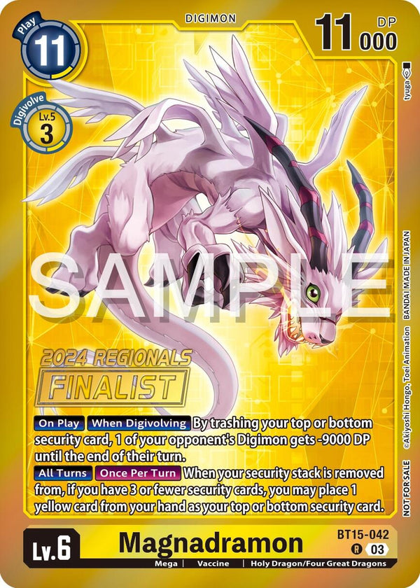 Magnadramon (2024 Regionals Finalist) [BT15-042] [Exceed Apocalypse] Foil