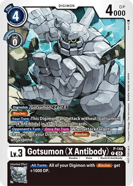 Gotsumon (X Antibody) - P-144 (Store Tournament 2024 Jul. - Sep. Participation Pack) [P-144] [Digimon Promotion Cards]