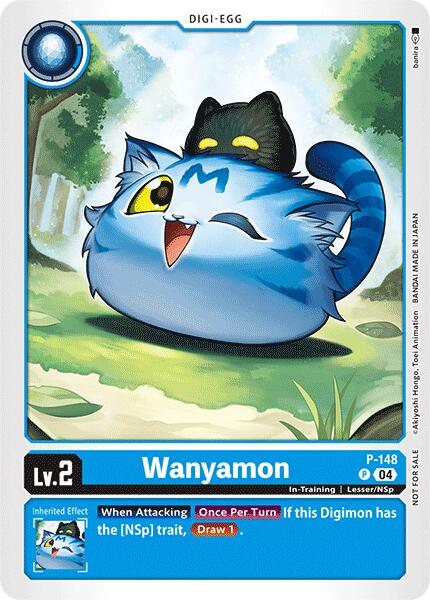 Wanyamon - P-148 (Store Tournament 2024 Jul. - Sep. Participation Pack) [P-148] [Digimon Promotion Cards]