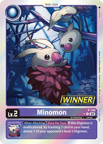 Minomon (Store Tournament 2024 Jul. - Sep. Winner Pack) [P-149] [Digimon Promotion Cards] Foil