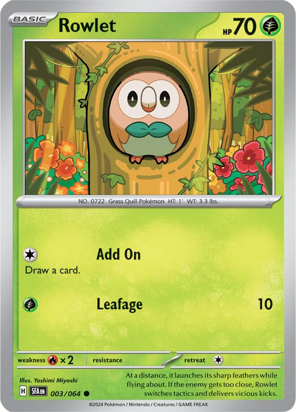 Rowlet [003/064] [Shrouded Fable]