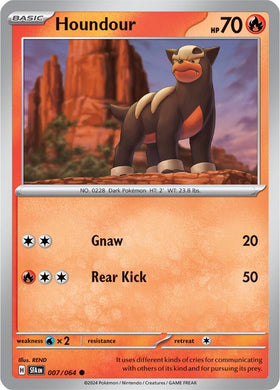 Houndour [007/064] [Shrouded Fable] Reverse Holofoil