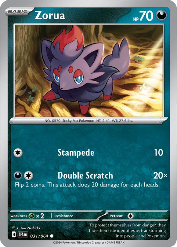 Zorua [031/064] [Shrouded Fable] Reverse Holofoil