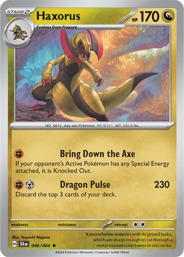 Haxorus [046/064] [Shrouded Fable] Holofoil