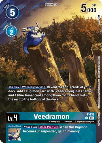 Veedramon (Update Pack 2024) [P-138] [Digimon Promotion Cards] Foil