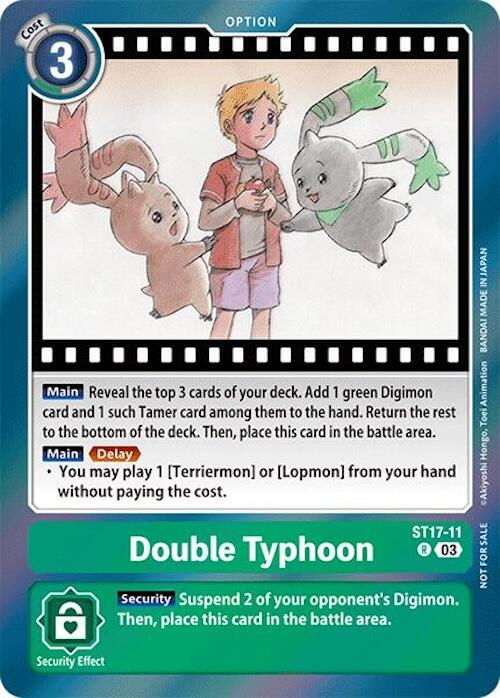 Double Typhoon (Secret Crisis: Movie Memorial Pack) [ST17-11] [Secret Crisis] Foil
