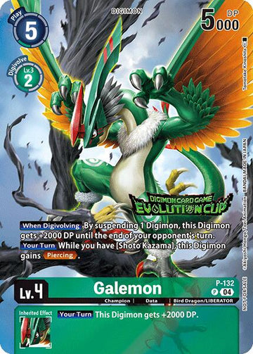 Galemon (August 2024 Evolution Cup Participant) [P-132] [Digimon Promotion Cards] Foil