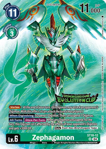 Zephagamon (August 2024 Evolution Cup Participant) [ST18-12] [Starter Deck 18: Guardian Vortex] Foil