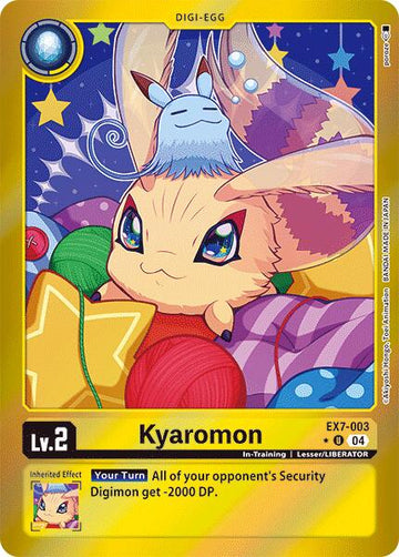 Kyaromon (Foil) [EX7-003] [Digimon LIBERATOR] Foil