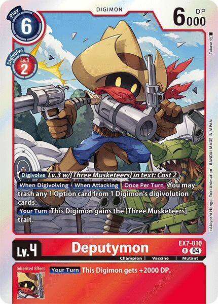Deputymon [EX7-010] [Digimon LIBERATOR] Foil