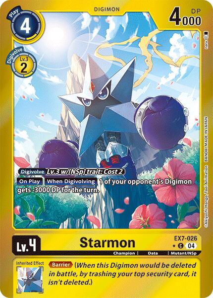 Starmon (Foil) [EX7-026] [Digimon LIBERATOR] Foil
