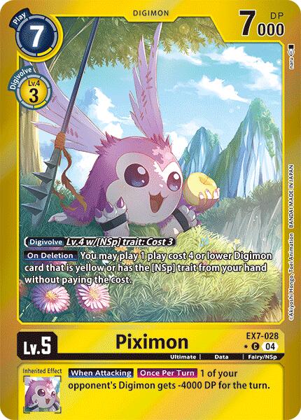 Piximon (Foil) [EX7-028] [Digimon LIBERATOR] Foil