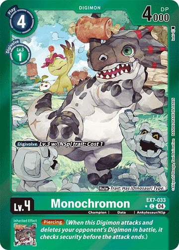 Monochromon (Foil) [EX7-033] [Digimon LIBERATOR] Foil