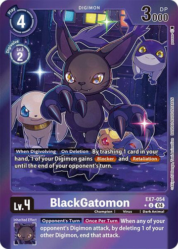 BlackGatomon (Foil) [EX7-054] [Digimon LIBERATOR] Foil