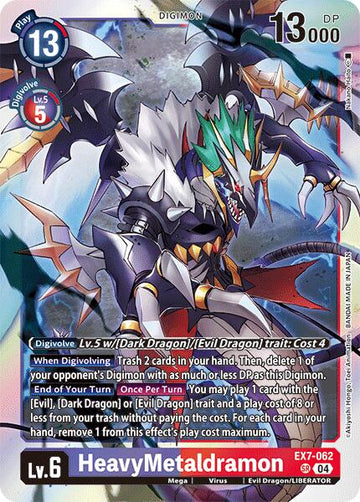HeavyMetaldramon [EX7-062] [Digimon LIBERATOR] Foil