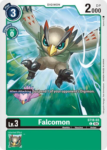Falcomon [ST18-03] [Starter Deck 18: Guardian Vortex]