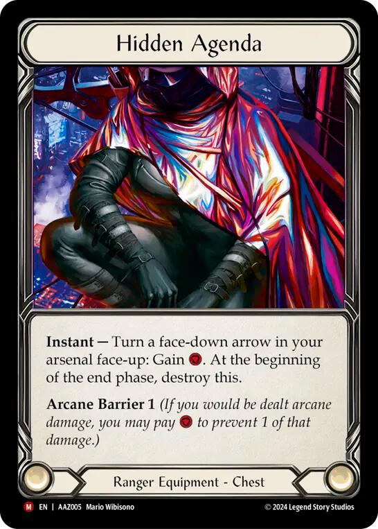 Hidden Agenda (Purple) [AAZ005] [ Azalea] Rainbow Foil