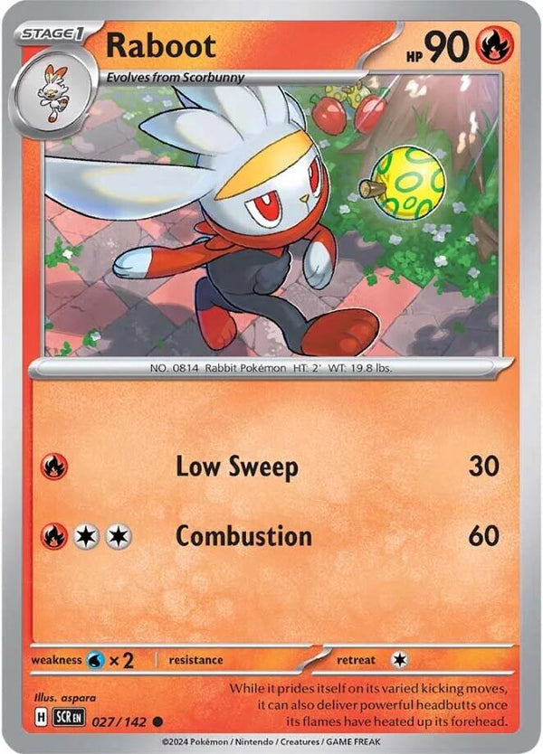 Raboot [027/142] [Stellar Crown] Reverse Holofoil