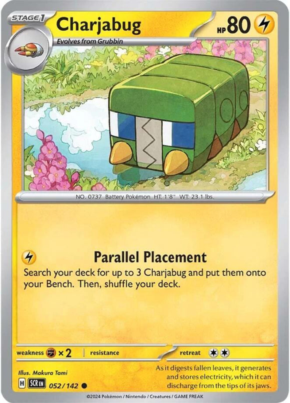 Charjabug [052/142] [Stellar Crown] Reverse Holofoil