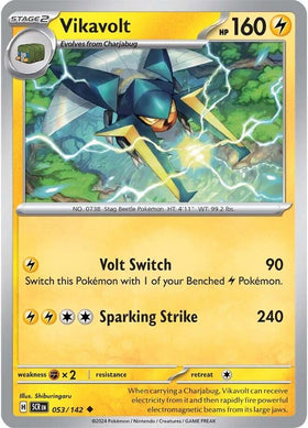 Vikavolt [053/142] [Stellar Crown] Reverse Holofoil