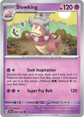 Slowking [058/142] [Stellar Crown] Reverse Holofoil