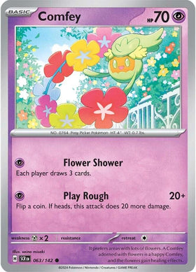 Comfey [063/142] [Stellar Crown] Reverse Holofoil