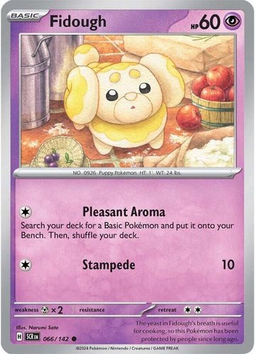 Fidough [066/142] [Stellar Crown] Reverse Holofoil