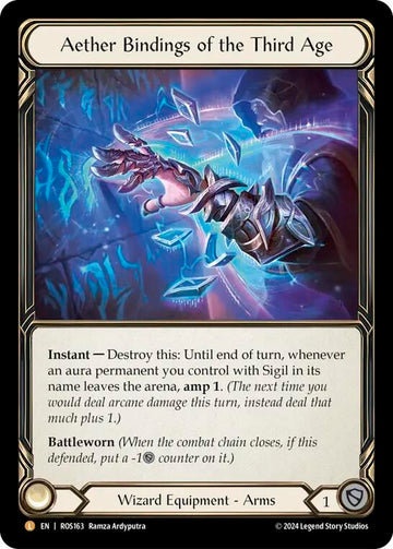 Aether Bindings of the Third Age [ROS163] [Rosetta] Rainbow Foil