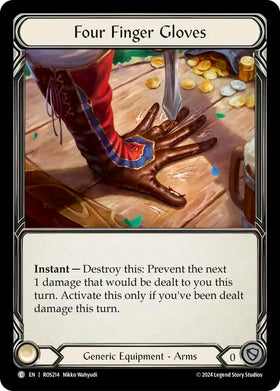 Four Finger Gloves [ROS214] [Rosetta] Cold Foil