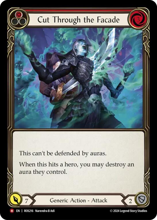 Cut Through the Facade [ROS216] [Rosetta] Rainbow Foil