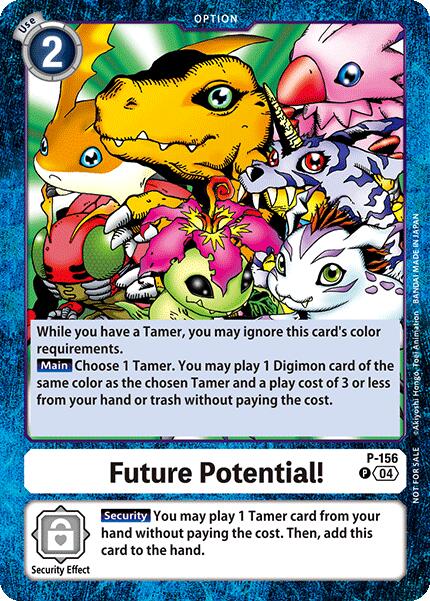 Future Potential! (Store Tournament 2024 Oct. - Dec. Participation Pack) [P-156] [Digimon Promotion Cards]