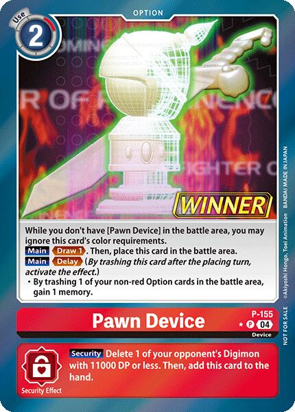Pawn Device (Store Tournament 2024 Oct. - Dec. Winner Pack) [P-155] [Digimon Promotion Cards] Foil