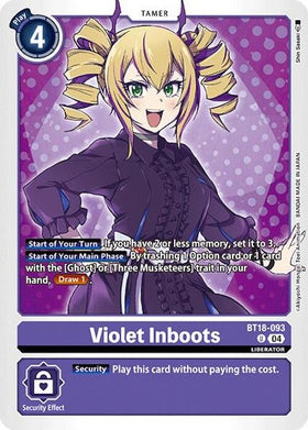 Violet Inboots - BT18-093 [BT18-093] [Release Special Booster 2.0]