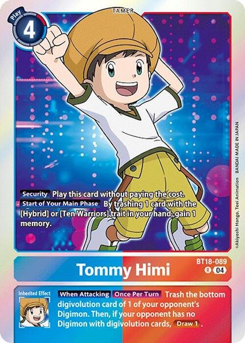 Tommy Himi [BT18-089] [Release Special Booster 2.0] Foil