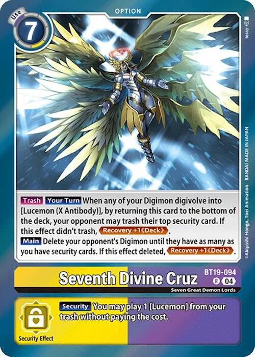 Seventh Divine Cruz [BT19-094] [Release Special Booster 2.0] Foil