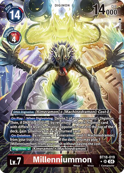 Millenniummon (Alternate Art) [BT18-019] [Release Special Booster 2.0] Foil