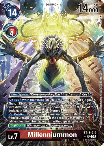 Millenniummon (Alternate Art) [BT18-019] [Release Special Booster 2.0] Foil